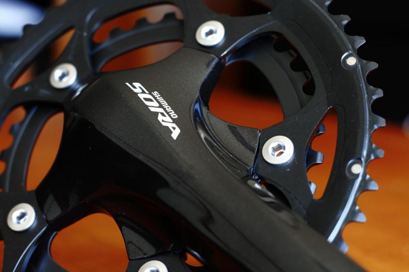 sora  スーパーコンパクト！ SHIMANO SORA 46x34T FC-3550 - 低速サイクリング。