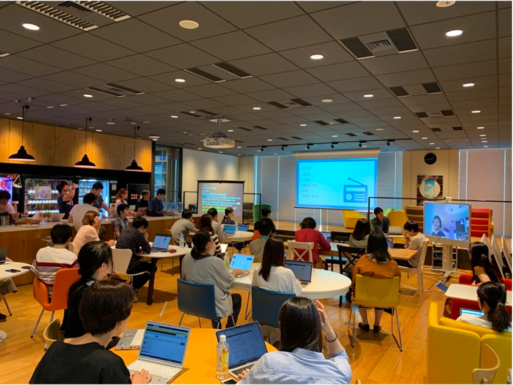 写真：サイボウズ社内での勉強会の開催風景