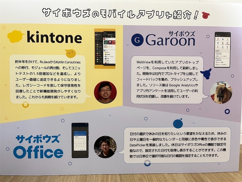 プロダクト紹介パネル