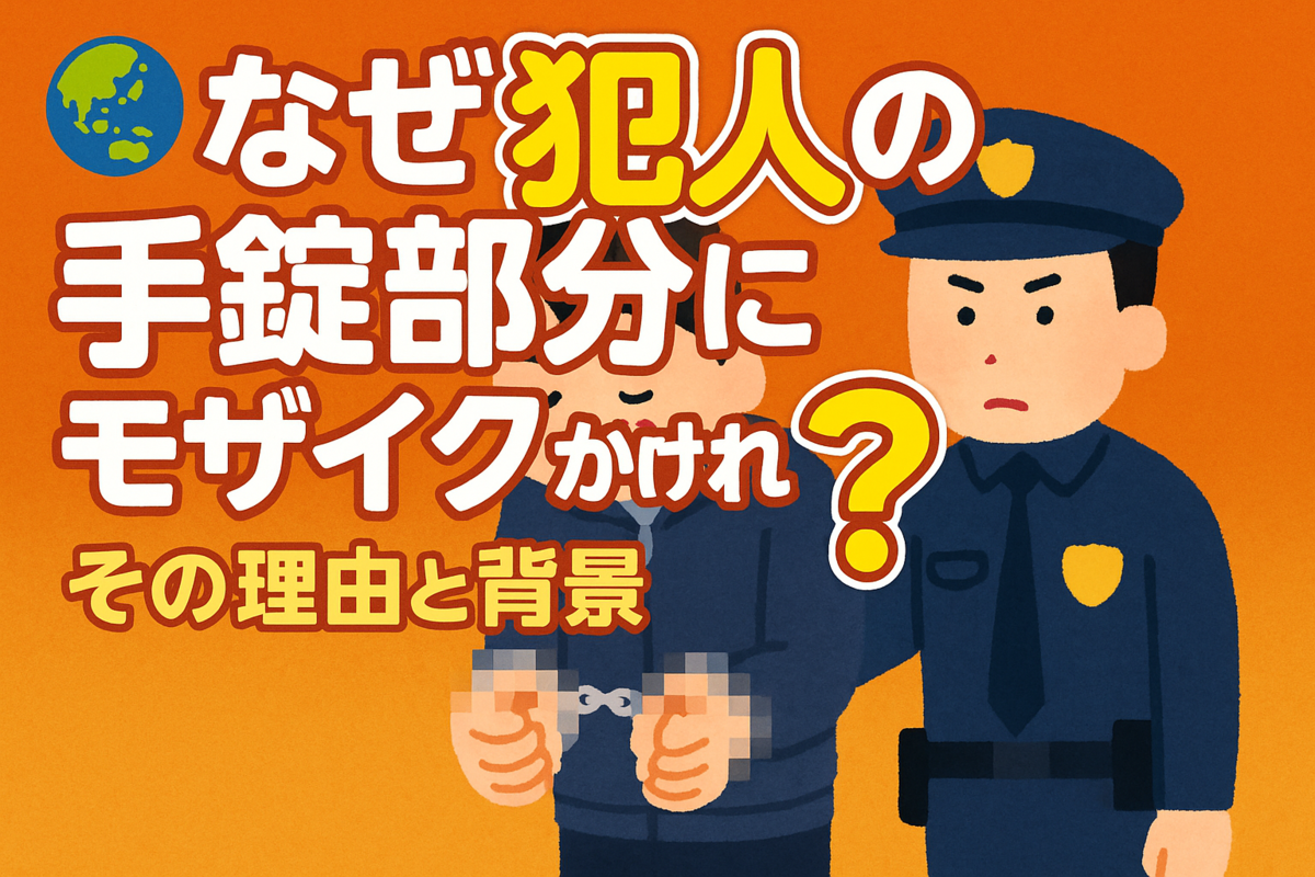 手錠 モザイク なぜ