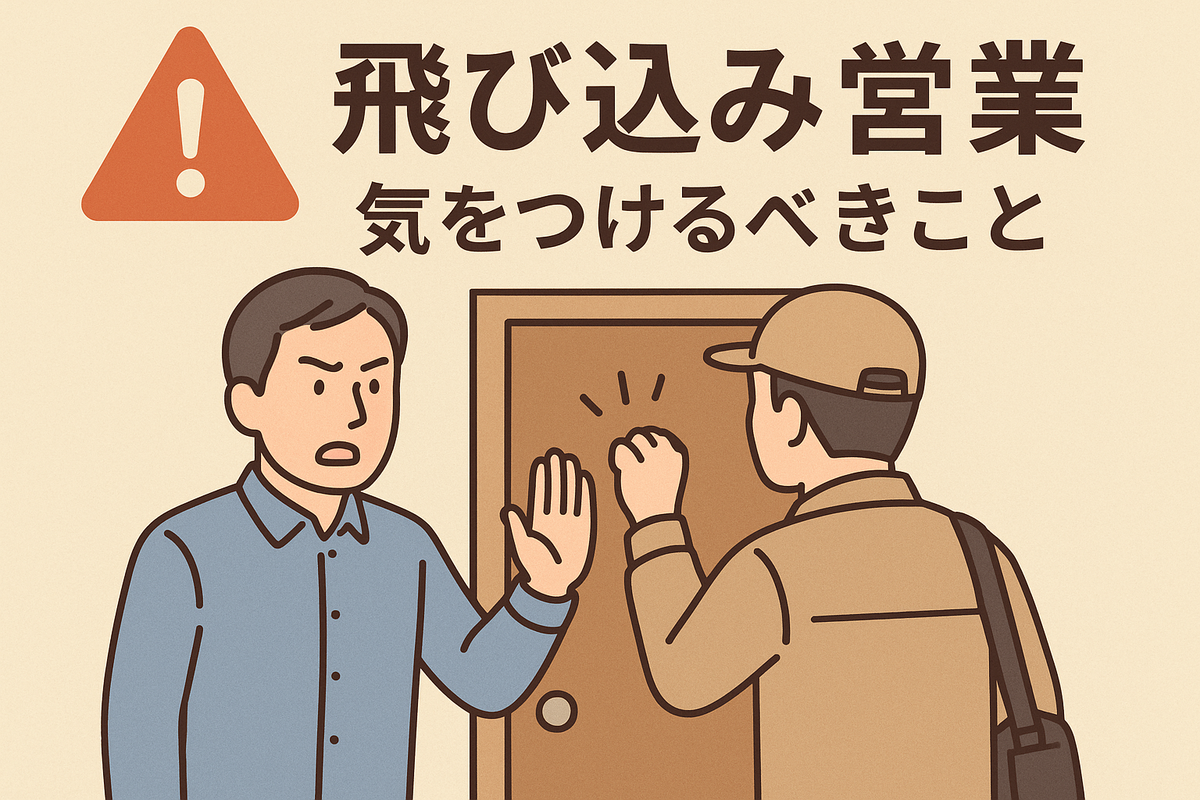 飛び込み営業が来たときに気をつけるべきことと注意点:徹底ガイド - しょぼ輪