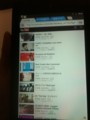 edenTAB で、YouTube を表示。