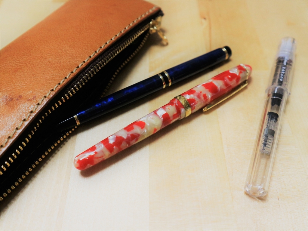 プラチナ万年筆 #3776センチュリー「金魚」買った - CYMK
