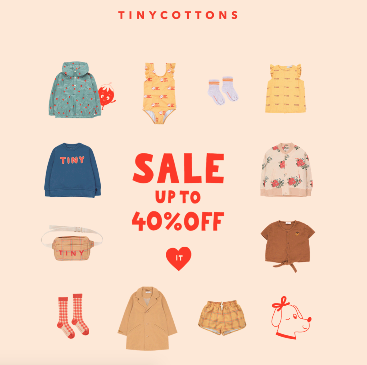 個人輸入］夏のセール情報🌈第2弾です！：Tinycottons/Minirodiniほか