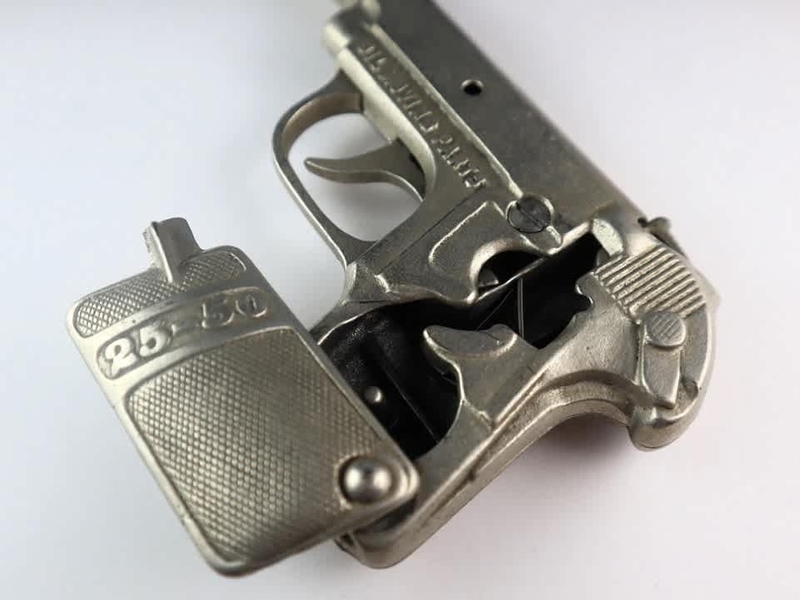 Cap Gun Target 1932 STEVENS MODEL 25-50 REPEATING CAP PISTOL TARGET MODEL - CAST IRON ...