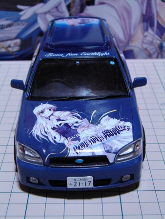 個別 夜明け前より瑠璃色な痛車プラモデル正面圖 の写真 画像 痛車模型 廃人寫眞館