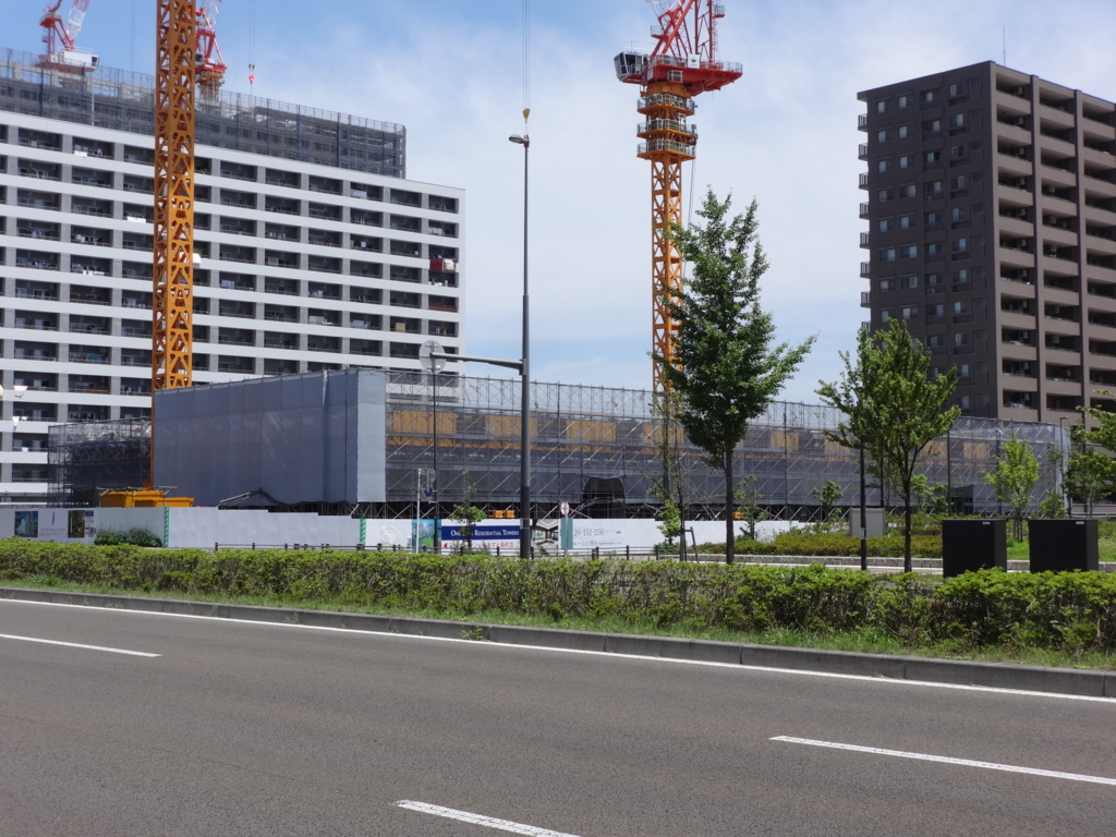 あすと長町 ワンパークレジデンシャルタワーズ建設状況 16年7月 いまちず あすと長町 ワンパークレジデンシャルタワーズ建設状況 16年7月 いまちず