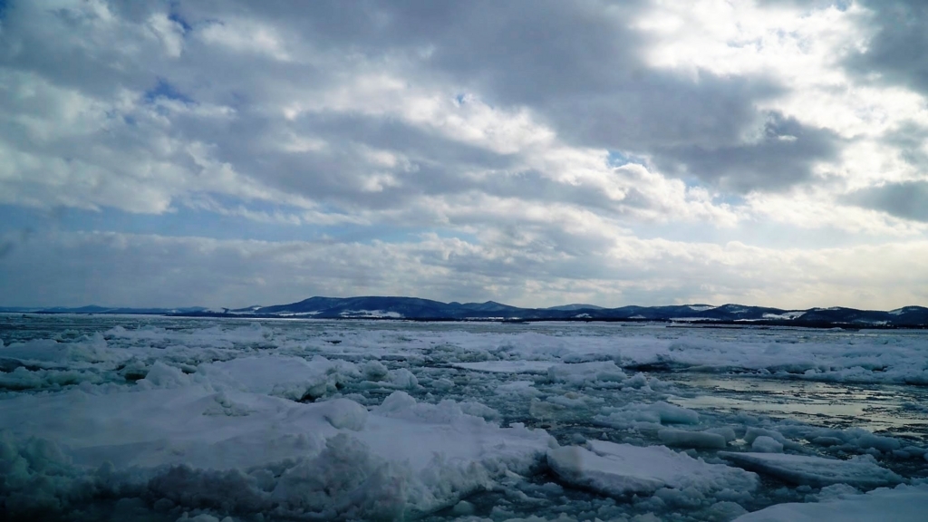 流氷 オホーツク海