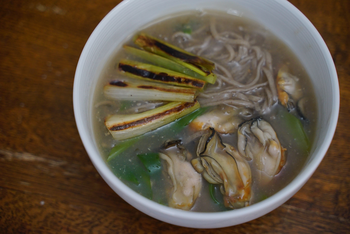 牡蠣蕎麦