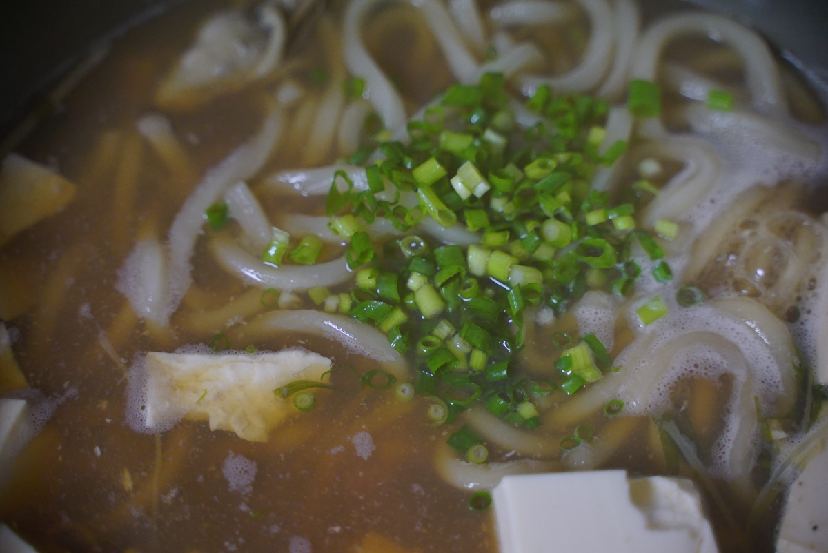 牡蠣うどん