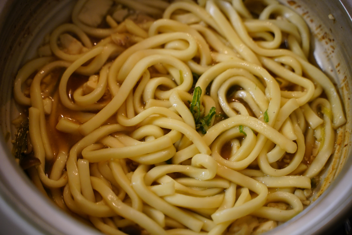 締めのうどん