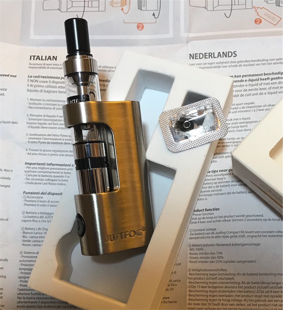 Justfog Q14 900mah Compact Kit 使ってみました Vapeを嗜み日々是好日