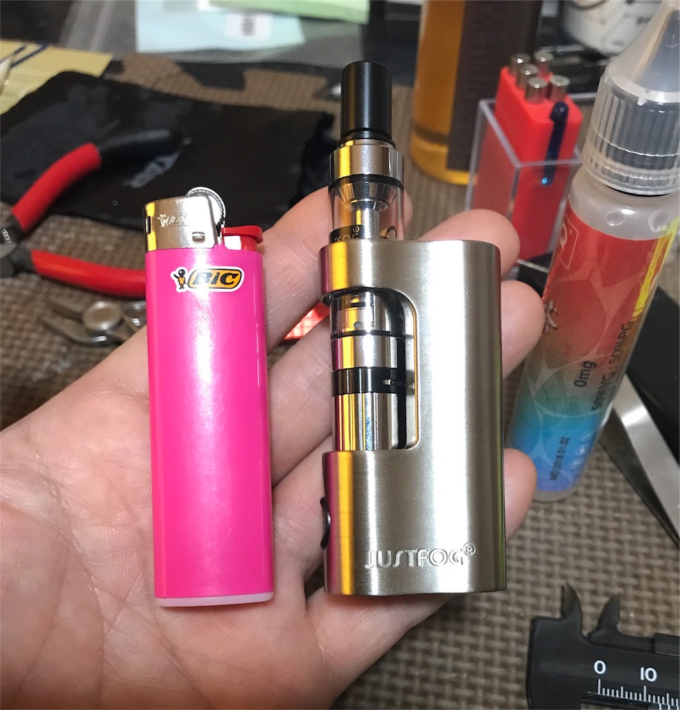 Justfog Q14 900mah Compact Kit 使ってみました Vapeを嗜み日々是好日