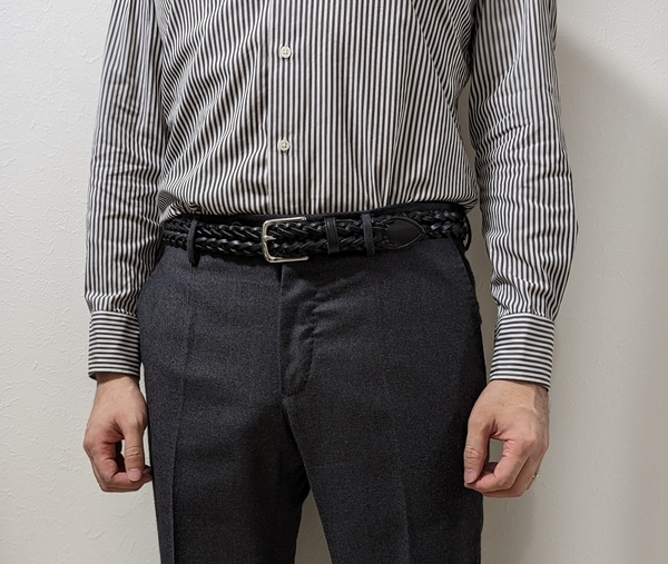 8/13終了✨ホワイトハウスコックス　メッシュベルト　ブラック　30-75 希少 さらばホワイトハウスコックス！！147年の歴史に幕が下りる前に名作