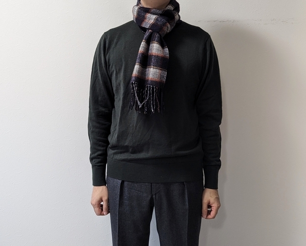ジョンストンズ　カシミアマフラー　中判 Johnstons of Elgin ジョンストンズ JOHNSTONS カシミアマフラー