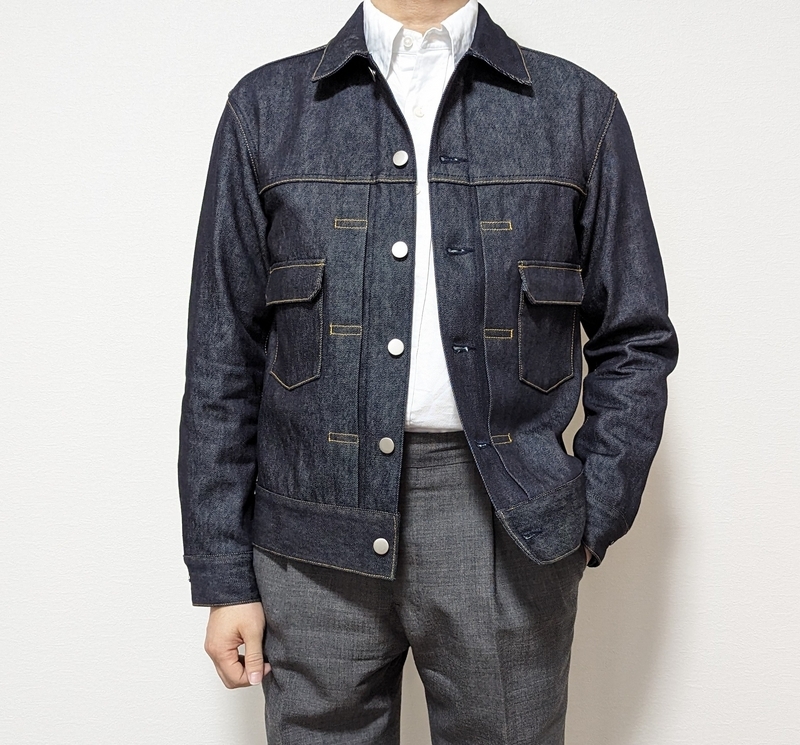 ジーニック　Gジャン　Sサイズ Jeanik＞ V.S. ＜YCHAI＞ V.S. ＜Levi's(R)＞ Gジャン対決：S様