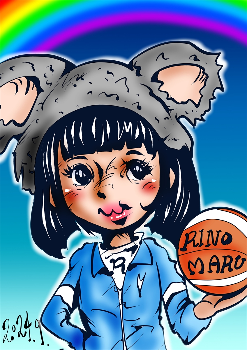 福山梨乃 似顔絵