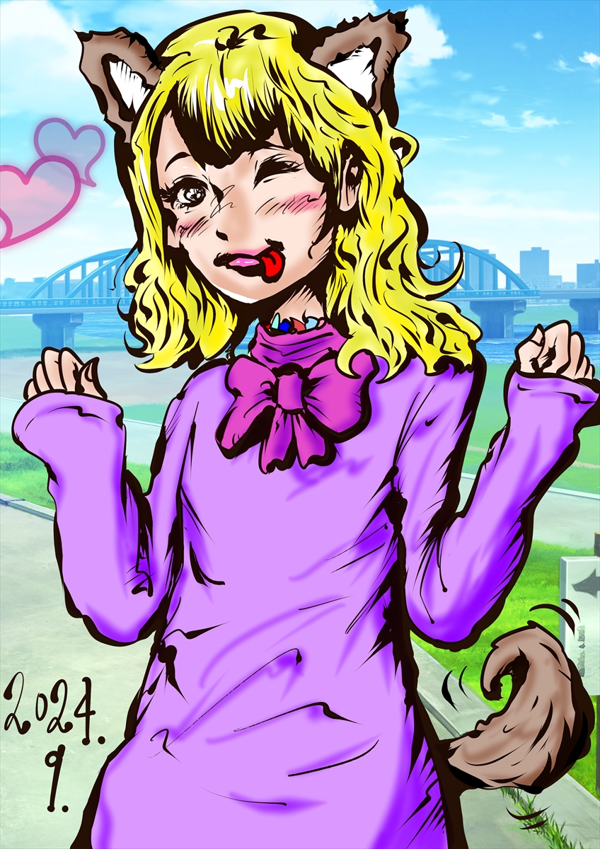 宮野静 似顔絵