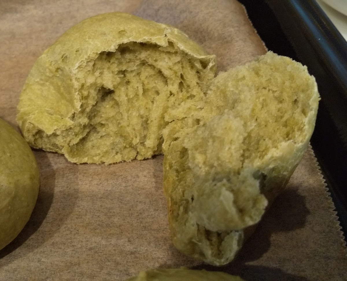 新緑を味わおう◎ふわふわお茶パン