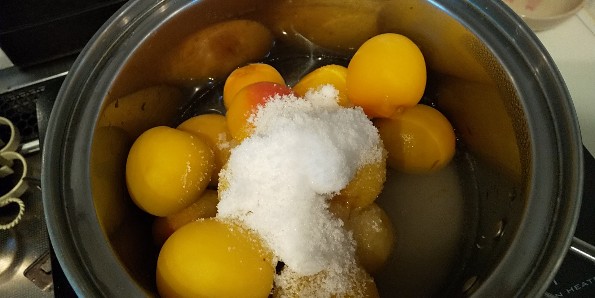 梅 梅 しごと。梅ジャム 作り♪