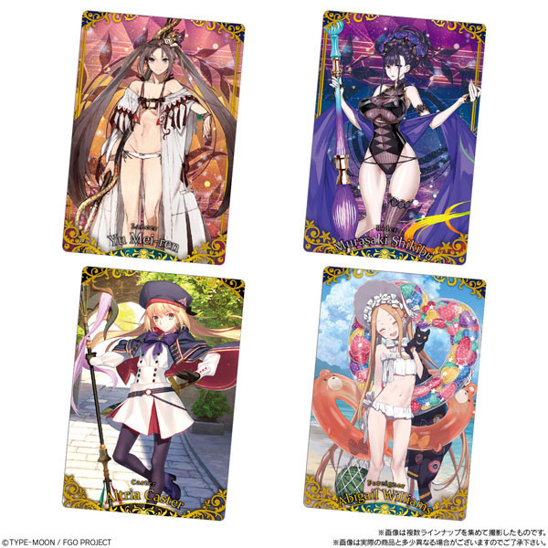 FGO】FGOウエハースにキャストリアや水着アビーらが登場！Fate/Grand