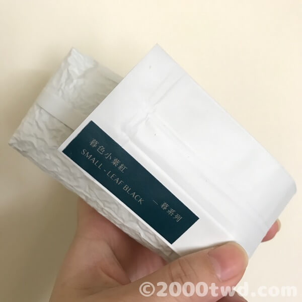 中のお茶パッケージ