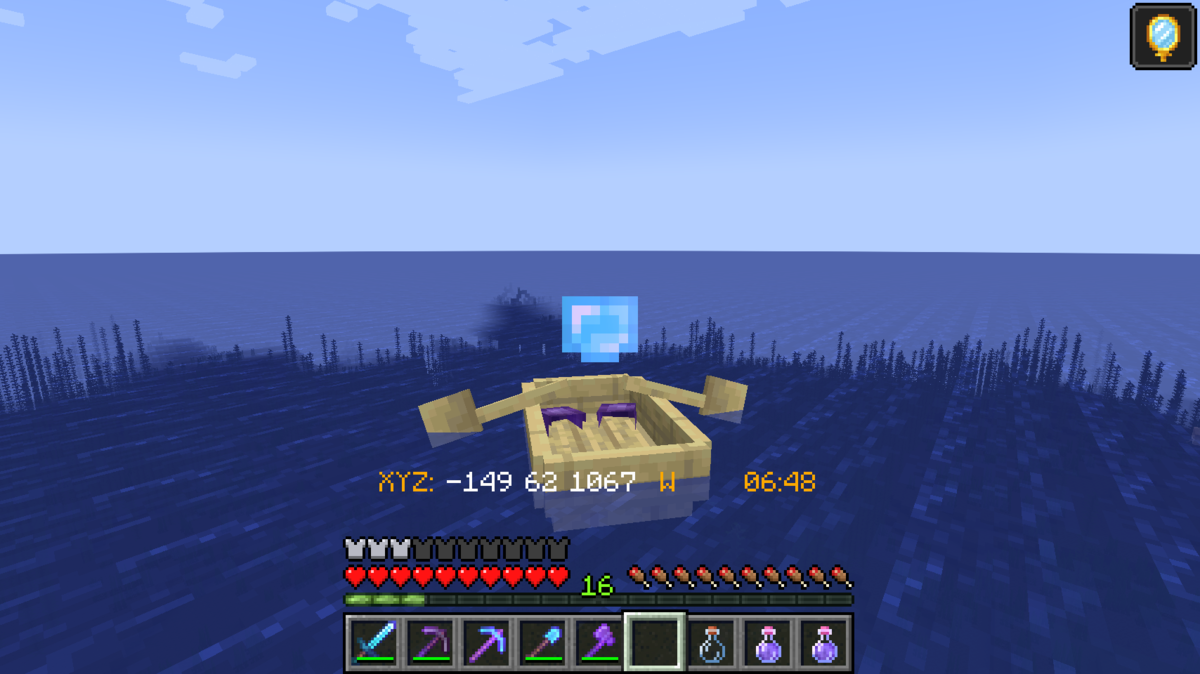 36 海洋神殿のエルダーガーディアン３体倒す Minecraft Java版 サバイバル ダイのマイクラ日記