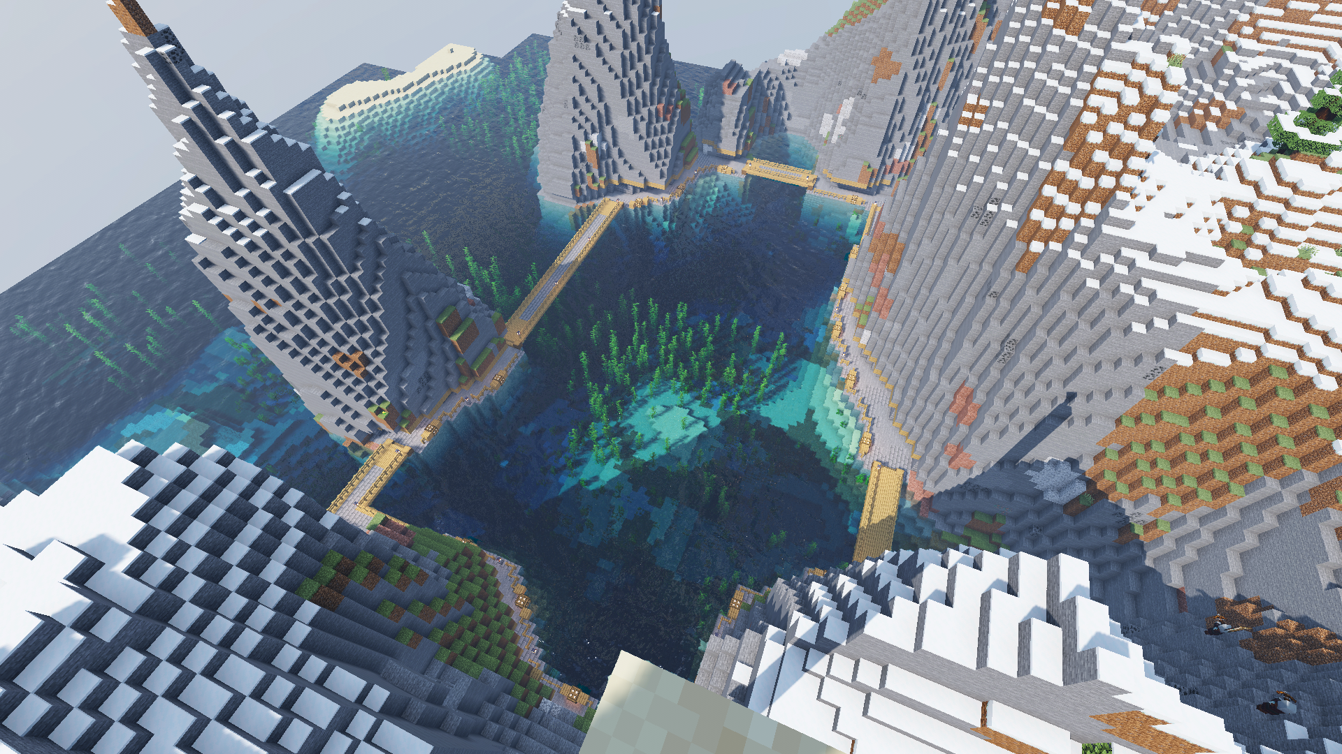 122 海に面した回遊歩道を作る Minecraft Java版 サバイバル ダイのマイクラ日記