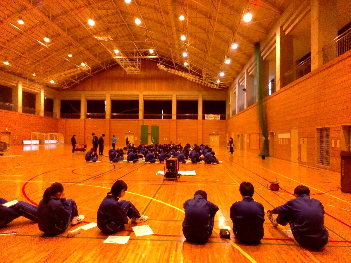 Daibara 3年生 学年集会 - daibara-jhのブログ