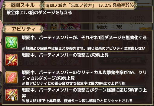 花騎士 バリアアビリティ考察 だいちゃんの時間を見つけて書く日記 Hateblo版