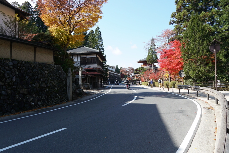 奥の院へ向かう道