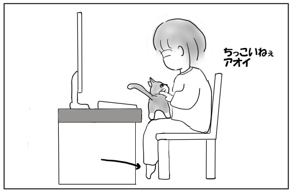 かかとを上げる