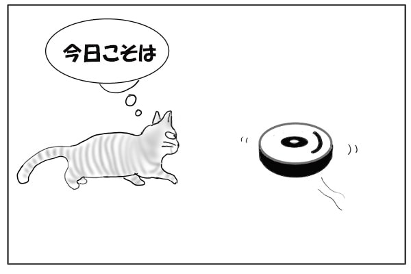 掃除機との果し合い