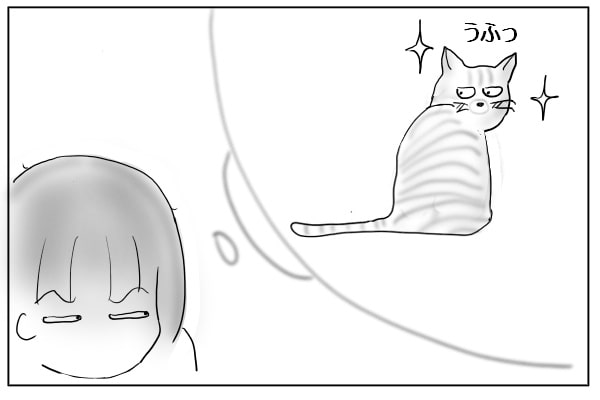 猫を思い浮かべる