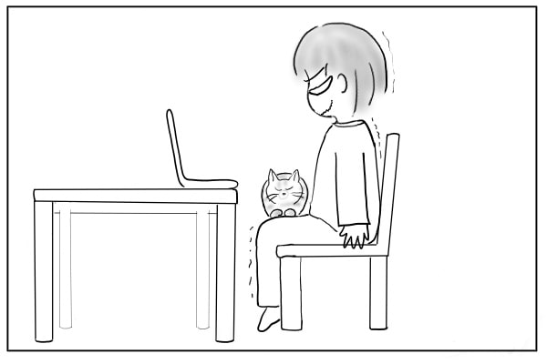 足が震える