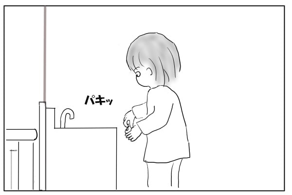 缶詰をあける