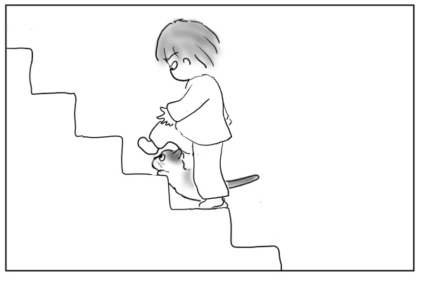 まとわりつく