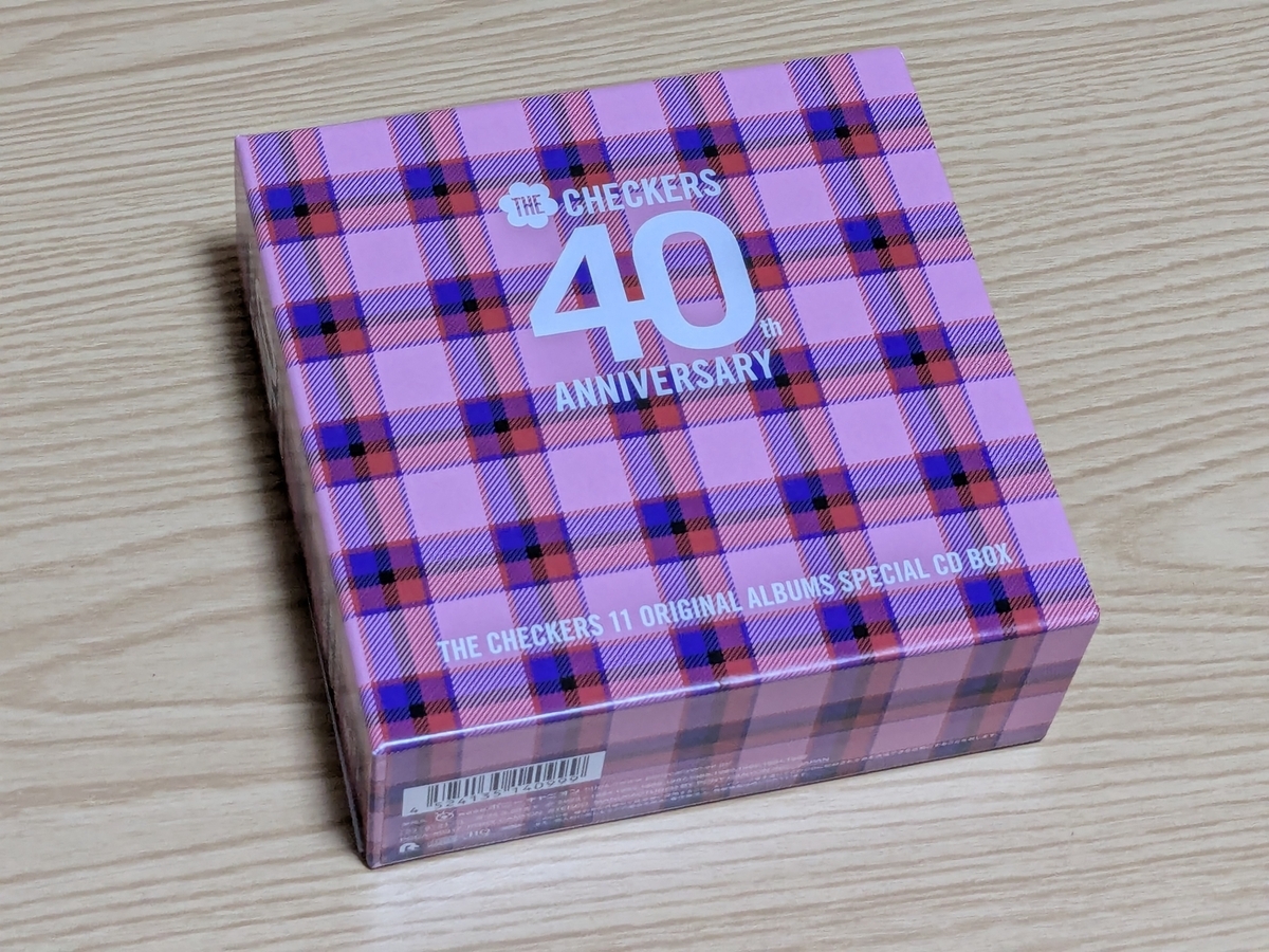チェッカーズの40周年記念ボックスとシングルコレクションを買ったので