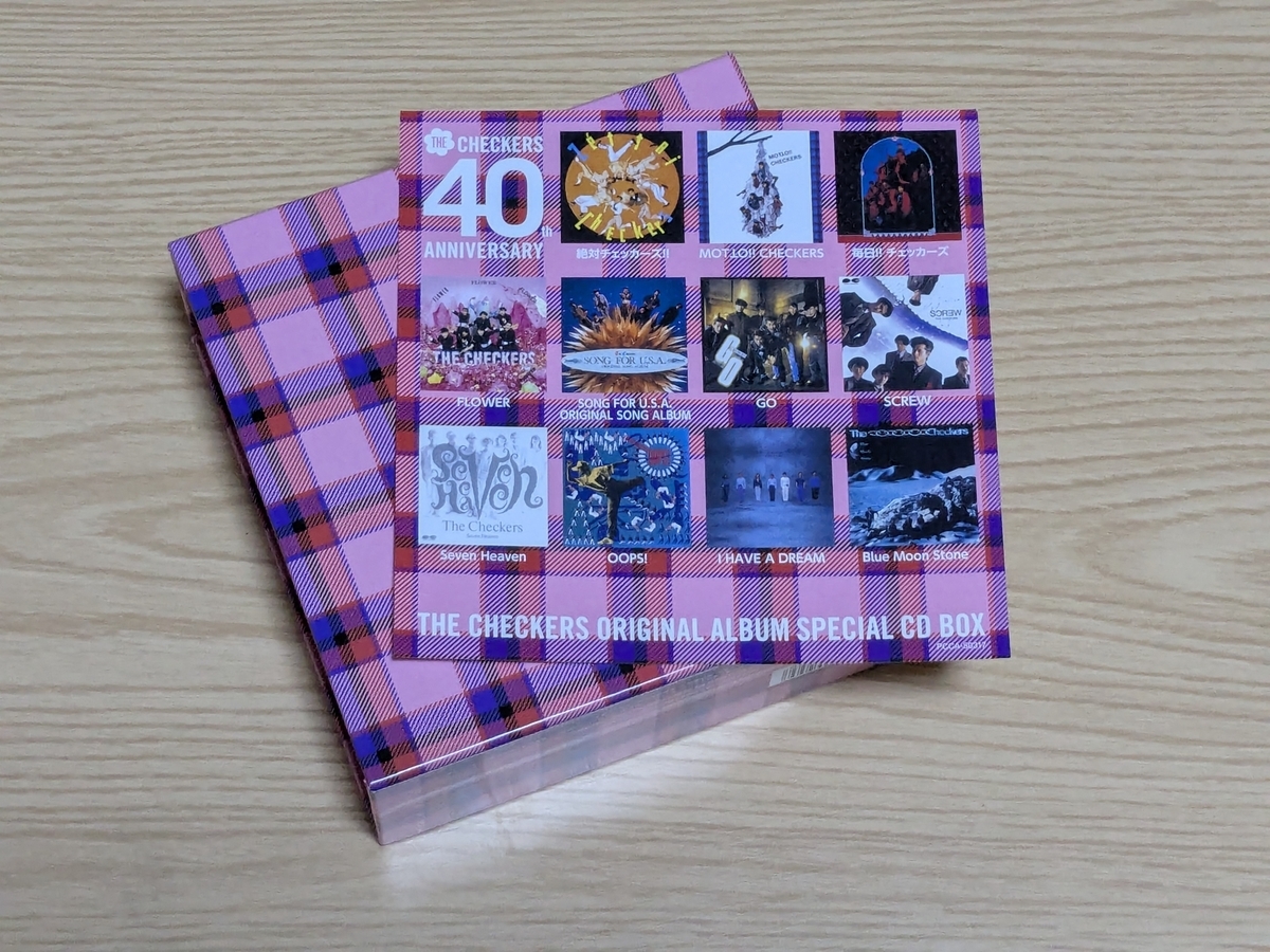 チェッカーズの40周年記念ボックスとシングルコレクションを買ったので