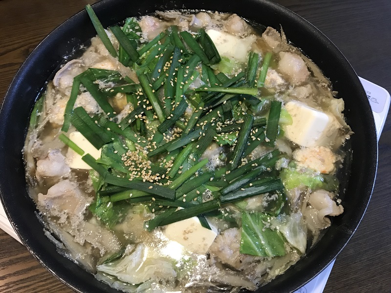 博多もつ鍋完成