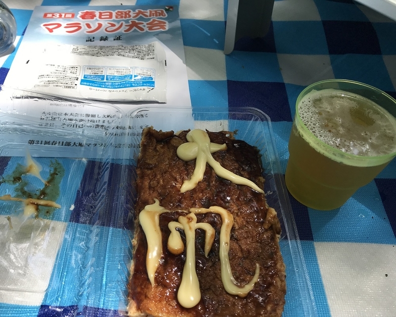 春日部大凧焼きとビール