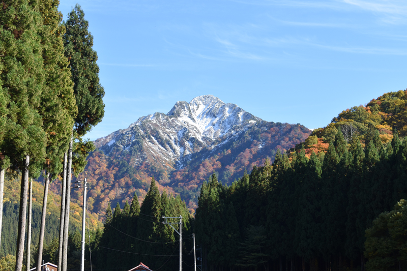 大源太山初冠雪 - 大源太農園のブログ