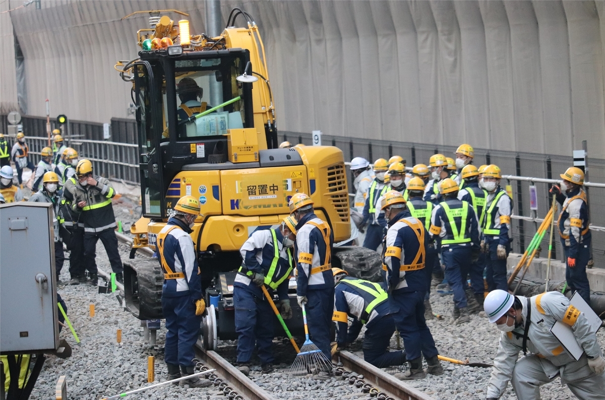 2023.01.07 【渋谷駅山手線外回り線路切替工事】山手線・山手貨物線特別ダイヤレポート - ヒダヰゴ交通局