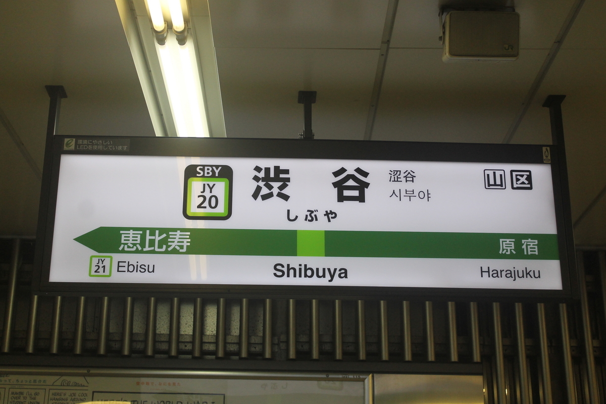 JR東日本】 山手線 - ヒダヰゴ全国駅名標写真館