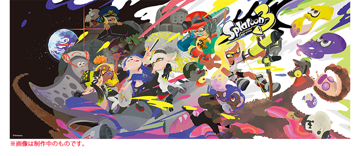 スプラトゥーン　ポスター　イカすアートブック　サウンドトラック　サントラ スプラトゥーン3」のアートブックとサントラCDが12月11日に発売