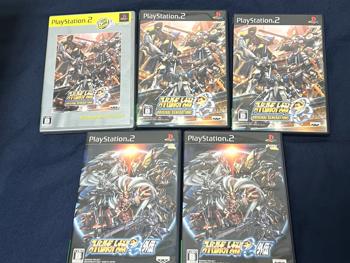 スーパーロボットシリーズ　10セット 福袋開封】じゃんくPS2「スーパーロボット大戦シリーズ」10本