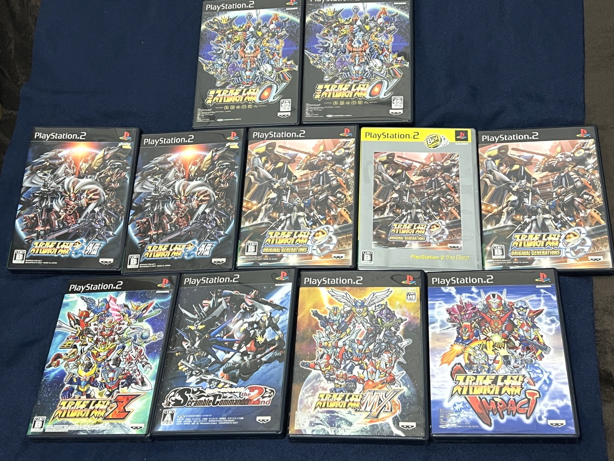 福袋開封】じゃんくPS2「スーパーロボット大戦シリーズ」10本