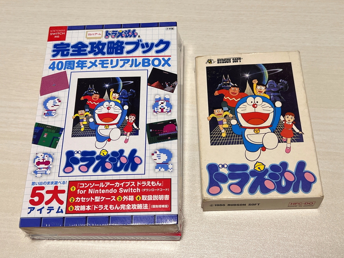 当時のファミコンまんま！『8bitゲーム ドラえもん＆完全攻略ブック 40