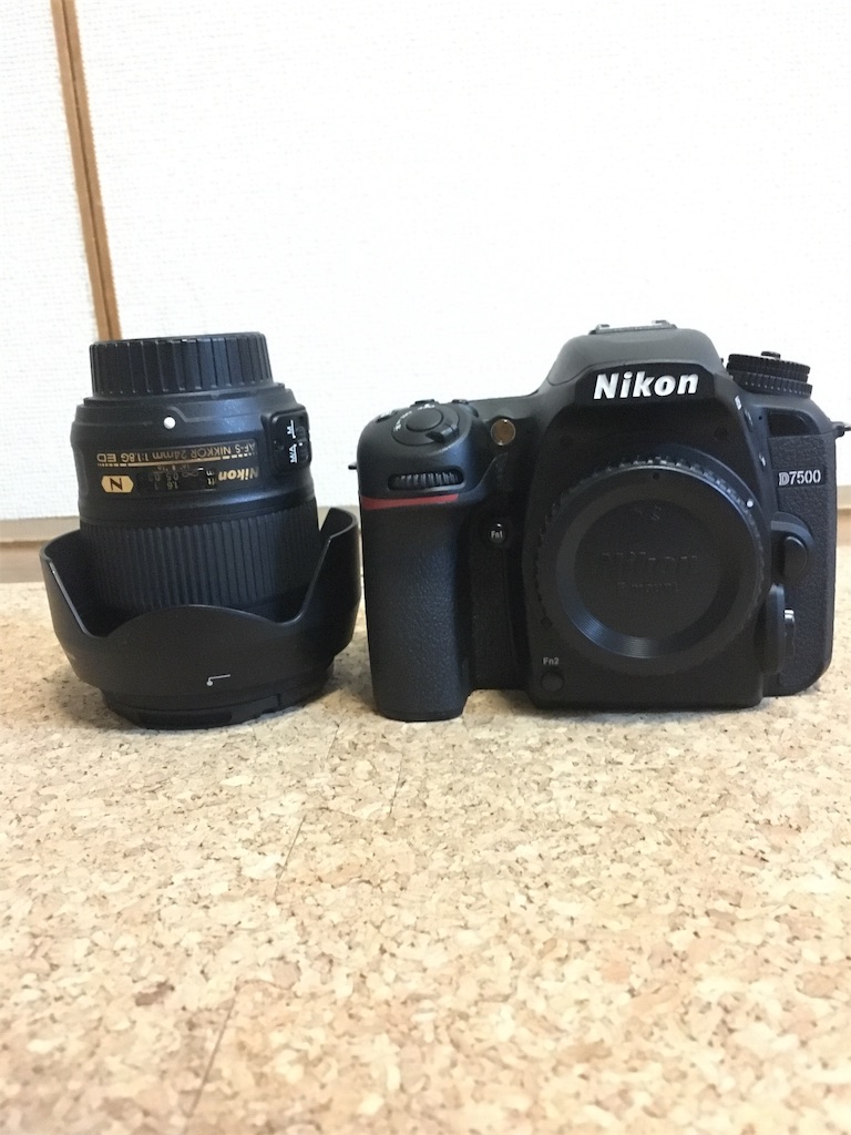 D7500のボディは小さめで持ちやすい