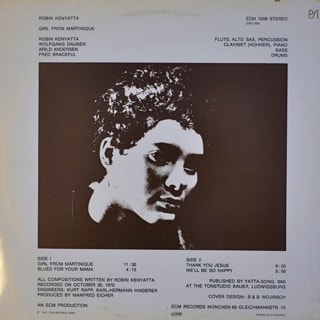 ECM1008) Robin Kenyatta: Girl From Martinique (1970) 大分